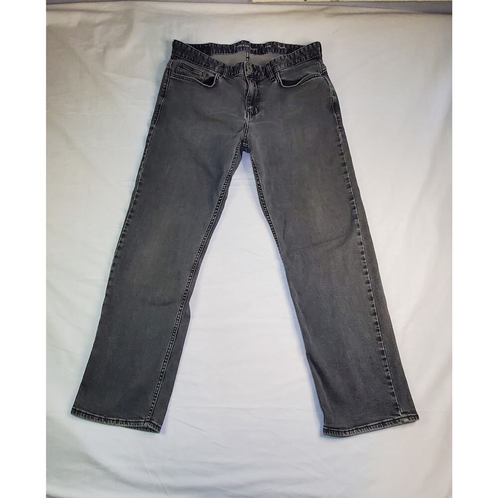 Calvin Klein Jeans Pants Men’s 34x30 Black Corduroy Relaxed Straight Fit Ca10